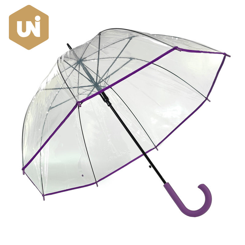 تطبیق رنگ Clear POE Rain Umbrella